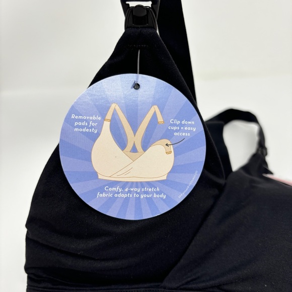 NWT SPANX Bra-llelujah Black Mama Nursing Bra - Picture 11 of 14